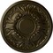 Ekena Millwork Wakefield Ceiling Medallion (Fits Canopies up to 3 5/8"), 11 3/4"OD x 1 1/4"P, Green Gold CM11WAGGS - alternate 1
